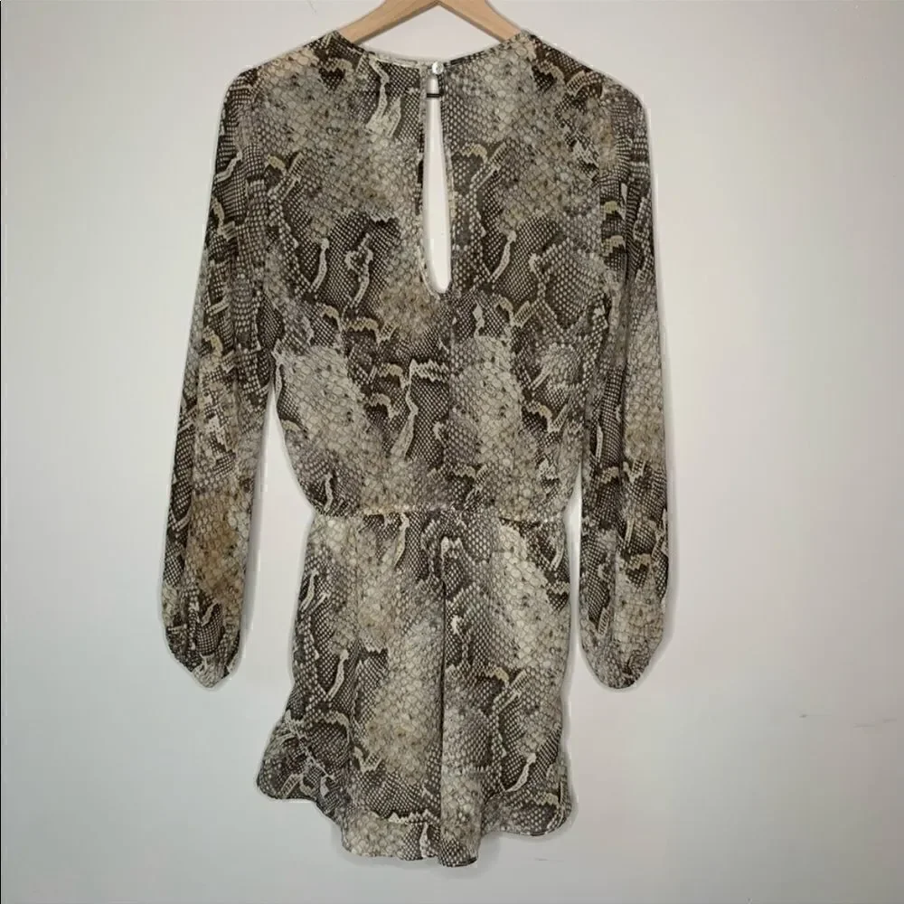 Show Me Your Mumu Snakeskin Rocky Romper